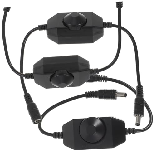 NUOBESTY 3Stücke Rotationsdimmer Für LED Streifen LED Dimmerschalter Für Einfarbige LED Beleuchtung Dimmer Für LED Licht Für Stimmungsvolle Beleuchtung von NUOBESTY