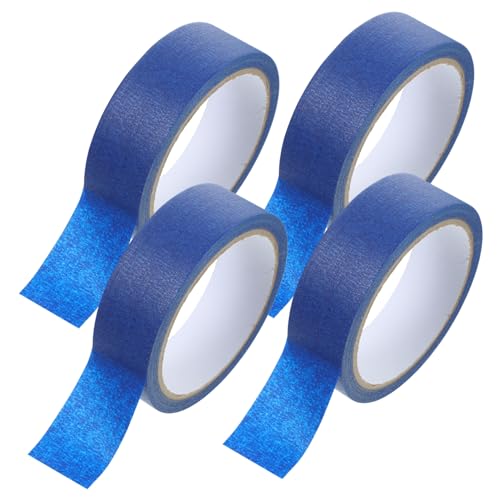 NUOBESTY 4 Rollen Abdeckband Vinyl malen Blau Malerei farbig Zeichenband Wickelband Farbband für Wände Malerband Gefrierband Griffklebeband Erweitertes Krepppapier NUOBESTY 4 Rollen Abdeckband Vinyl malen Blau Malerei farbig Zeichenband Wickelband Farbband für Wände Malerband Gefrierband Griffklebeband Erweitertes Krepppapier von NUOBESTY