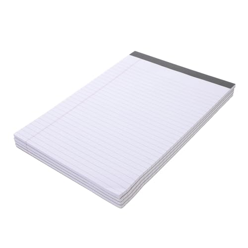 NUOBESTY 4 Stück Papier Nehmen Notizbücher Masse Süßer Notizblock Kleiner Notizblock Großes Notizbuch Whiteboard Kleines Notizbuch Breites Liniertes Notizbuchpapier Arbeitsheft Pads Weiß von NUOBESTY