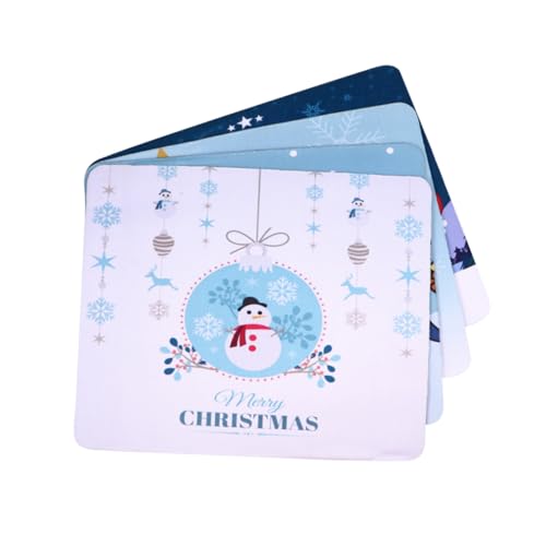 NUOBESTY 4 Stück Weihnachts-mauspad Weihnachts-Laptop-pad Unterlage Weihnachts-pad Weihnachtsfeier Winter-partybevorzugung Weihnachtsmatte Rentier-pad Mauskissen Für Laptop Gummi NUOBESTY 4 Stück Weihnachts-mauspad Weihnachts-Laptop-pad Unterlage Weihnachts-pad Weihnachtsfeier Winter-partybevorzugung Weihnachtsmatte Rentier-pad Mauskissen Für Laptop Gummi von NUOBESTY