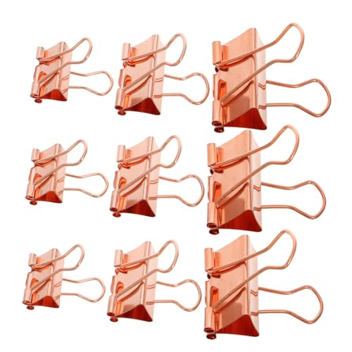 NUOBESTY 42 Stück Clip-Briefpapier bürobedarf büroklammern papierklammern Binder-Clips multifunktionale clips Schreibwaren kleine Heftklammern winzige Heftklammern Metall Rose Gold NUOBESTY 42 Stück Clip-Briefpapier bürobedarf büroklammern papierklammern Binder-Clips multifunktionale clips Schreibwaren kleine Heftklammern winzige Heftklammern Metall Rose Gold von NUOBESTY
