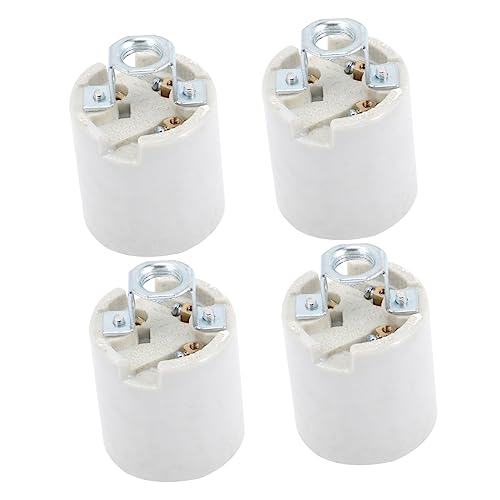 NUOBESTY 4Stücke Schraublinse Mit Hoher Temperaturbeständigkeit Lampenfassung Für Wandleuchten Für Verschiedene Leuchtmittel Elegantes Design Einfache Installation NUOBESTY 4Stücke Schraublinse Mit Hoher Temperaturbeständigkeit Lampenfassung Für Wandleuchten Für Verschiedene Leuchtmittel Elegantes Design Einfache Installation von NUOBESTY