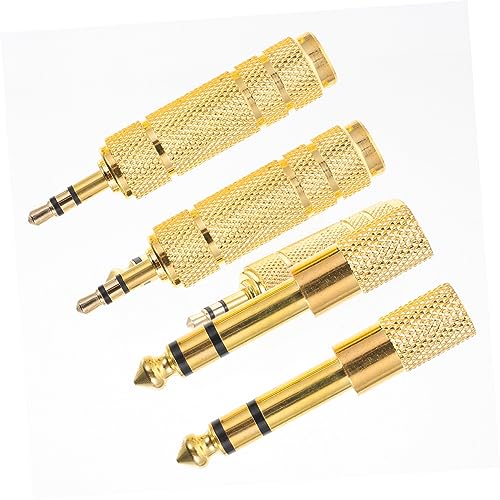 NUOBESTY 4Stücke Teiliges Mikrofon Adapter Audioanschluss Klinkenadapter für Kopfhörer Lautsprecher Langlebig aus Tragbar Vielseitig Kompatibel NUOBESTY 4Stücke Teiliges Mikrofon Adapter Audioanschluss Klinkenadapter für Kopfhörer Lautsprecher Langlebig aus Tragbar Vielseitig Kompatibel von NUOBESTY