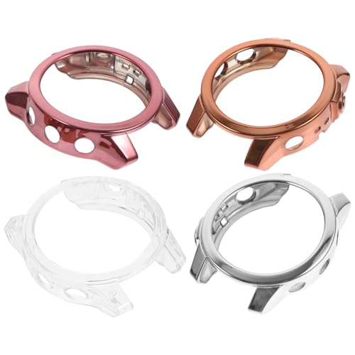 NUOBESTY 4Stücke Teiliges TPU Schutzhülle für Fenix Kratzfest Leicht Transparent Roségold Schützt Ihre Smartwatch vor Schäden NUOBESTY 4Stücke Teiliges TPU Schutzhülle für Fenix Kratzfest Leicht Transparent Roségold Schützt Ihre Smartwatch vor Schäden von NUOBESTY