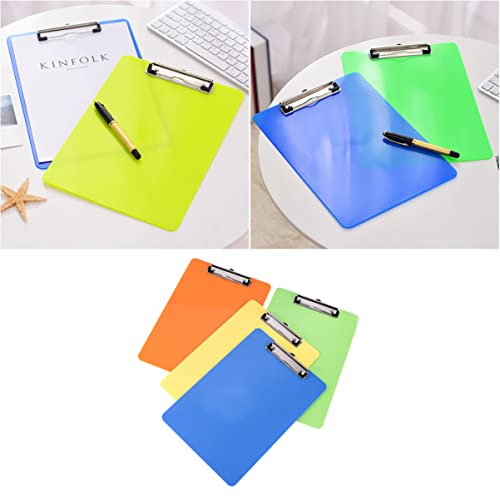 NUOBESTY 4er-pack Bunte A4-zwischenablage Schreibblock Ordner Klemmbretter Für Den Einsatz Im Büro Und in Der Schule Zufällige Farbe NUOBESTY 4er-pack Bunte A4-zwischenablage Schreibblock Ordner Klemmbretter Für Den Einsatz Im Büro Und in Der Schule Zufällige Farbe von NUOBESTY