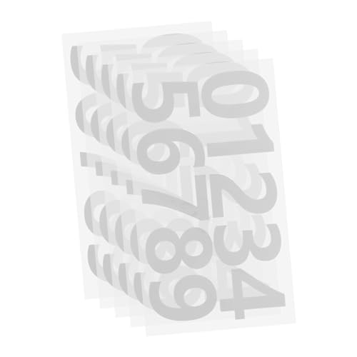 NUOBESTY 5 Bögen Reflektierende Digitale Aufkleber Aufklebernummern Mülltonnen Nummerierte Vinyl Adressnummern Hausnummern Zum Aufkleben Auf Mülltonnenschilder Kleiner Briefkasten NUOBESTY 5 Bögen Reflektierende Digitale Aufkleber Aufklebernummern Mülltonnen Nummerierte Vinyl Adressnummern Hausnummern Zum Aufkleben Auf Mülltonnenschilder Kleiner Briefkasten von NUOBESTY