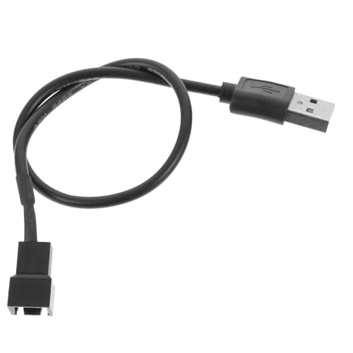 NUOBESTY 5 Stück Adapterkabel Leistung Konverter USB-Lüfter tragbar USB -Fanadapter Lüfter Netzkabel Lüfterkabel Netzteilkabel Kabeladapter lüfter verlängerungskabel Kupfer Schwarz NUOBESTY 5 Stück Adapterkabel Leistung Konverter USB-Lüfter tragbar USB -Fanadapter Lüfter Netzkabel Lüfterkabel Netzteilkabel Kabeladapter lüfter verlängerungskabel Kupfer Schwarz von NUOBESTY