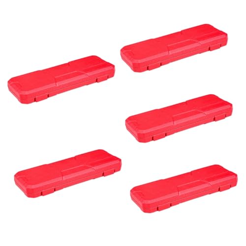 NUOBESTY 5 Stück Digitale Grafikplatte Box Werkzeug Container Aufbewahrungsbehälter Bremssattel tragbar Fall Messschieber-Linealhalter Bastelvorratsbehälter Aufbewahrungsboxen Plastik rot NUOBESTY 5 Stück Digitale Grafikplatte Box Werkzeug Container Aufbewahrungsbehälter Bremssattel tragbar Fall Messschieber-Linealhalter Bastelvorratsbehälter Aufbewahrungsboxen Plastik rot von NUOBESTY