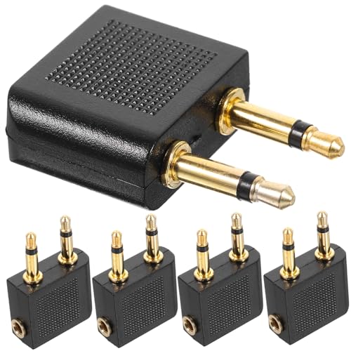 NUOBESTY 5 Stück Kopfhöreradapter Für Flugzeug Reiseadapter Für Flugzeug Konverter Buchse Ohrhörer Ohrhörer Adapter Anschlussstecker Flugzeug Kopfhörer Adapter Flugzeug Adapter NUOBESTY 5 Stück Kopfhöreradapter Für Flugzeug Reiseadapter Für Flugzeug Konverter Buchse Ohrhörer Ohrhörer Adapter Anschlussstecker Flugzeug Kopfhörer Adapter Flugzeug Adapter von NUOBESTY