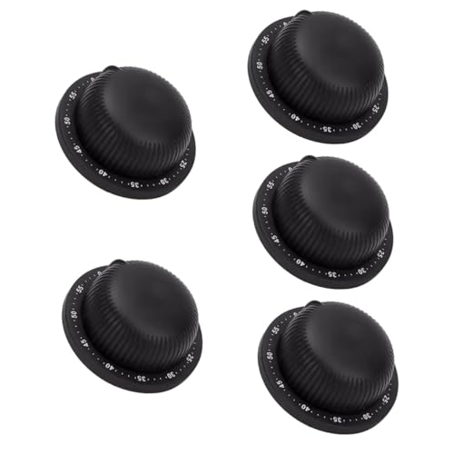 NUOBESTY 5 Stück Küchenuhr Zeitschaltuhr für Pomodoro von Studienzeitgeber Magnetische Timer für das Klassenzimmer Küchentimer magnetisch mechanisch Plastik Black NUOBESTY 5 Stück Küchenuhr Zeitschaltuhr für Pomodoro von Studienzeitgeber Magnetische Timer für das Klassenzimmer Küchentimer magnetisch mechanisch Plastik Black von NUOBESTY
