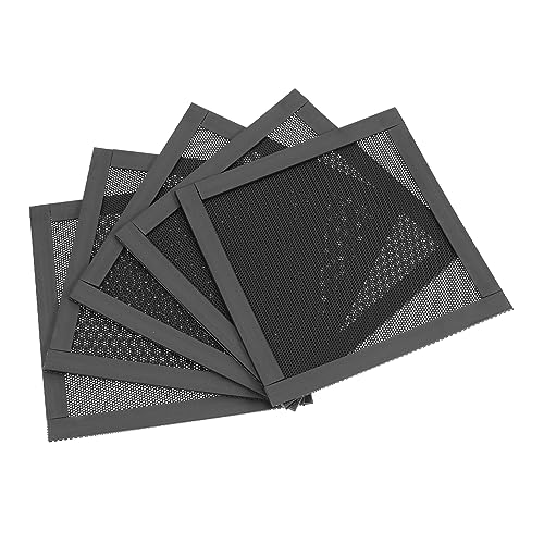 NUOBESTY 5 Stück Staubnetz Lüfter Fan-Computer-Mesh gehäuse Computer-Fan PVC Black NUOBESTY 5 Stück Staubnetz Lüfter Fan-Computer-Mesh gehäuse Computer-Fan PVC Black von NUOBESTY