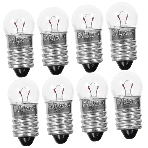 NUOBESTY 50Stücke Schraubenbasis Glühbirnen für Elektronik Experimente Lampen für Unterricht und Wissenschaftsprojekte Langlebig Energiesparend von NUOBESTY
