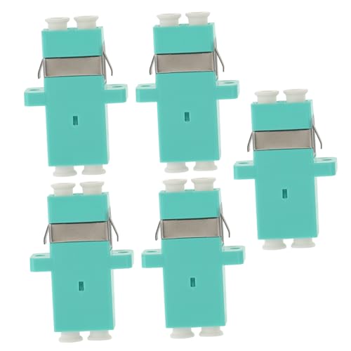 NUOBESTY 5Stücke Lc Lc Duplex Kuppler Adapter Kompatibel für Multimode Niedriger Einfügungsverlust für Netzwerke Telekommunikation von NUOBESTY