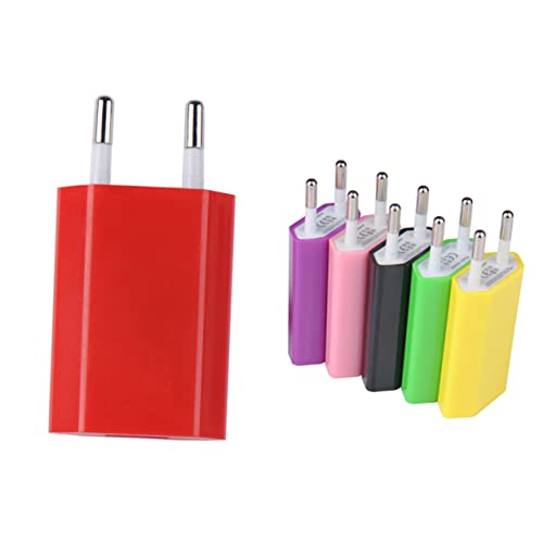 NUOBESTY 5V USB Ladegerät Tragbares Multi Port USB Ladegerät für Mobiltelefone Tablets Eu Zufällige Farbe Kurzschlussschutz Überstromschutz Übertemperaturschutz NUOBESTY 5V USB Ladegerät Tragbares Multi Port USB Ladegerät für Mobiltelefone Tablets Eu Zufällige Farbe Kurzschlussschutz Überstromschutz Übertemperaturschutz von NUOBESTY