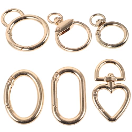 NUOBESTY 6Stücke Schlüsselanhänger Verschlüsse Aus Feder Karabinerhaken Herzform Für Taschen Geldbörsen Schlüsselanhänger Stabile Schnallen NUOBESTY 6Stücke Schlüsselanhänger Verschlüsse Aus Feder Karabinerhaken Herzform Für Taschen Geldbörsen Schlüsselanhänger Stabile Schnallen von NUOBESTY