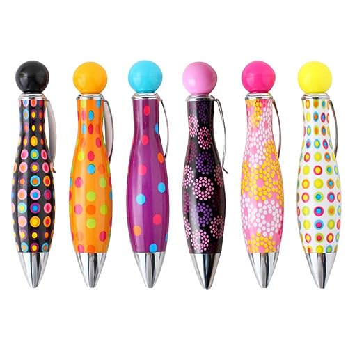 NUOBESTY 6st Dekorative Bowlingstifte Kawaii-schreibstifte Behindertenstift Stifte Mit Flüssiger Tinte Neuheit Kurze Stifte Kugelschreiber Kreative Plastik Schreibtisch Schüler Plüschstift von NUOBESTY