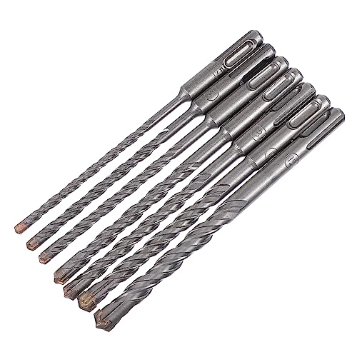 NUOBESTY 7 Stück Bohrer-Set Bohren Werkzeug Holzbearbeitung ich Schlagbohrer Steinbohrer für Beton Bohrbits elektrischer Bohrer praktischer Rillenbohrer multifunktionale Bohrer Stahl Silber NUOBESTY 7 Stück Bohrer-Set Bohren Werkzeug Holzbearbeitung ich Schlagbohrer Steinbohrer für Beton Bohrbits elektrischer Bohrer praktischer Rillenbohrer multifunktionale Bohrer Stahl Silber von NUOBESTY