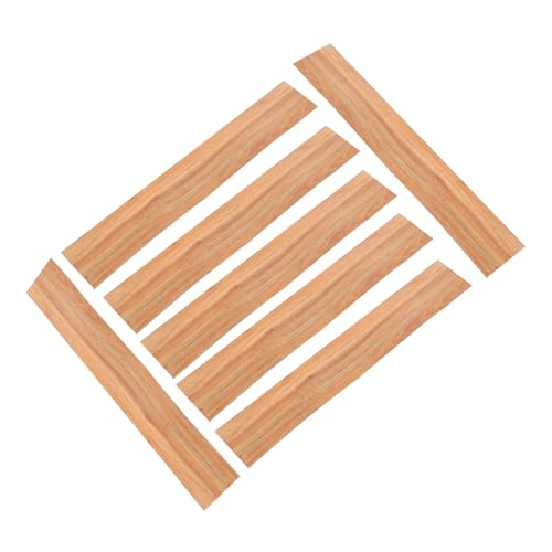 NUOBESTY 7Stücke Selbstklebende Vinyl Bodenfliesen Im Holzoptik Design Schälen Für Einfache Verlegung Wohnräumen von NUOBESTY