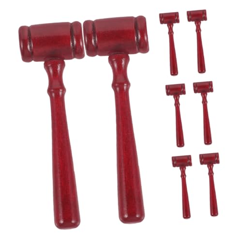 NUOBESTY 8 Stück Richterhammer Kleiner Hammer Richterhammer Halloween Hammer Prop Richterhammer Kleiner Richterhammer Richterhammer Mini Hammer Aus Holz NUOBESTY 8 Stück Richterhammer Kleiner Hammer Richterhammer Halloween Hammer Prop Richterhammer Kleiner Richterhammer Richterhammer Mini Hammer Aus Holz von NUOBESTY