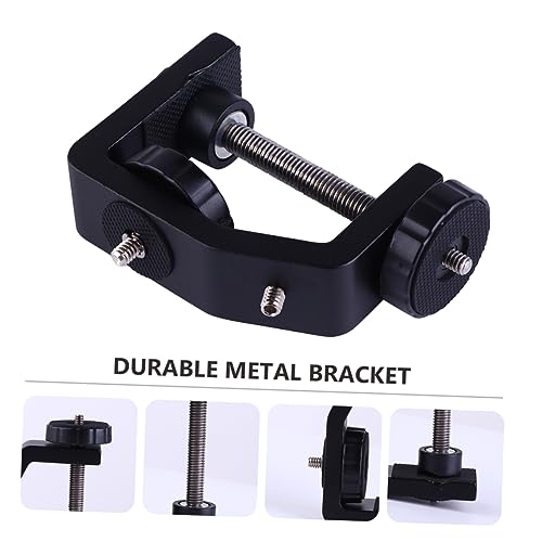 NUOBESTY Aluminium C Klemme für Tischmontage Stabiler Halter für LCD Monitor Taschenlampe Einsetzbar für Werkbänke Stative Robustes Design rutschfeste NUOBESTY Aluminium C Klemme für Tischmontage Stabiler Halter für LCD Monitor Taschenlampe Einsetzbar für Werkbänke Stative Robustes Design rutschfeste von NUOBESTY