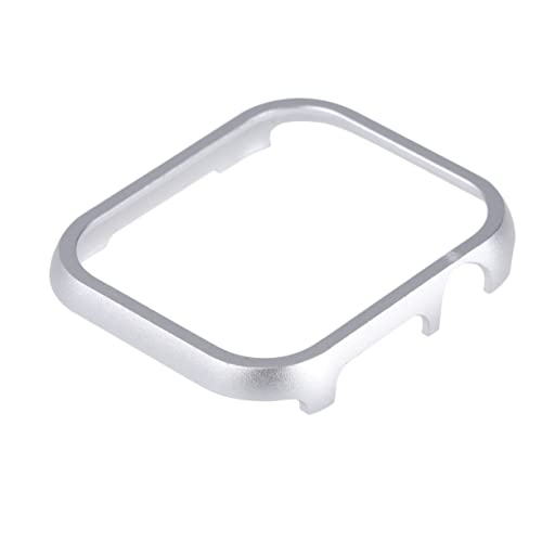 NUOBESTY Aluminiumlegierung Schutzhülle für Watch Metallrahmen mit Displayschutzfolie Kompatibel mit Optimaler Schutz gegen Stöße Silberne NUOBESTY Aluminiumlegierung Schutzhülle für Watch Metallrahmen mit Displayschutzfolie Kompatibel mit Optimaler Schutz gegen Stöße Silberne von NUOBESTY