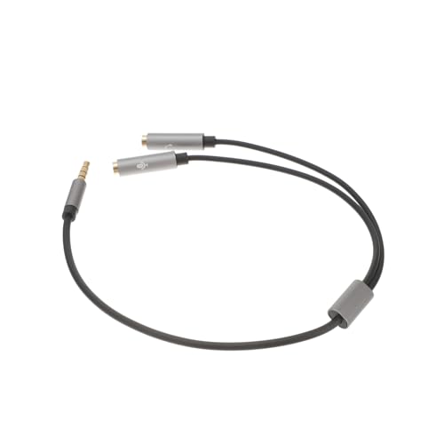 NUOBESTY Audio Splitter Kabel Männlich Port Weiblich Kopfhörer Adapter für Smartphones Tablets Tv Mehr Flexibles Material Silberne Ausführung NUOBESTY Audio Splitter Kabel Männlich Port Weiblich Kopfhörer Adapter für Smartphones Tablets Tv Mehr Flexibles Material Silberne Ausführung von NUOBESTY