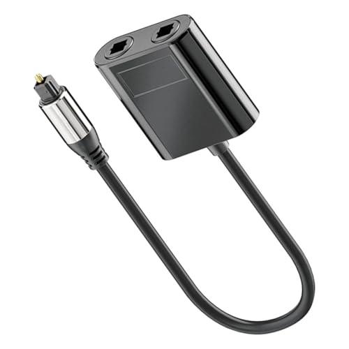 NUOBESTY Audio Splitter Optischer Splitter Praktischer out Audio Splitter für Heimkino Hifi Stabile Signalübertragung Optimierte Klangqualität NUOBESTY Audio Splitter Optischer Splitter Praktischer out Audio Splitter für Heimkino Hifi Stabile Signalübertragung Optimierte Klangqualität von NUOBESTY