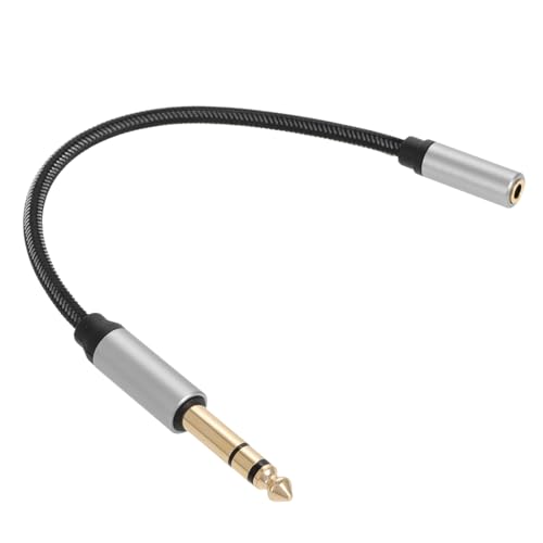 NUOBESTY Audioleitung Kopfhörer Aux Audio- Audiokabel-Verlängerung klinkenstecker adapter audio verlängerungskabel Audioverlängerungskabel Kabelverlängerung Geflochtenes Seil Grey von NUOBESTY