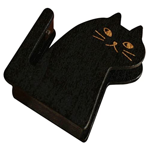NUOBESTY Bandschneider Klebeband-Spender-Schreibtisch Klaue Klebebandspender süß Hallo Katzenband Antiquität Cat Tape -Spender Schreibtisch Retro-Bandspender hölzern Black NUOBESTY Bandschneider Klebeband-Spender-Schreibtisch Klaue Klebebandspender süß Hallo Katzenband Antiquität Cat Tape -Spender Schreibtisch Retro-Bandspender hölzern Black von NUOBESTY