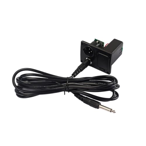 NUOBESTY Batteriekastendraht Gitarrenverstärker Akustikkabel Gitarrenkabel Bass Aktiver Tonabnehmer Gitarren Tonabnehmerdraht Gitarren Equalizer Tonabnehmerverstärker Equalizer von NUOBESTY