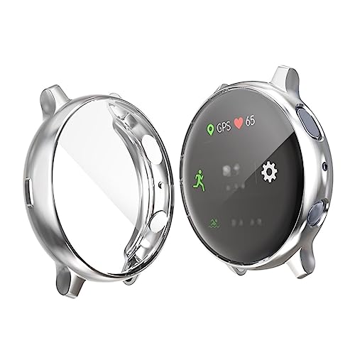 NUOBESTY Electroplate Uhrengehäuse Kratzfestes Gehäuse für Watch Active Elegantes Design Leicht zu Installieren Kompatibel mit Funktionen Silberfarbenes Zubehör NUOBESTY Electroplate Uhrengehäuse Kratzfestes Gehäuse für Watch Active Elegantes Design Leicht zu Installieren Kompatibel mit Funktionen Silberfarbenes Zubehör von NUOBESTY