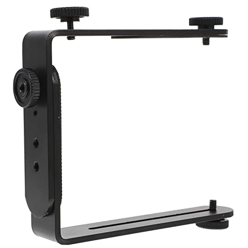 NUOBESTY Form Kamerahalterung Aus Metall Stativ Halterung Für Blitzgeräte Kameras Schraubenlöcher Verstellbare Montage Für Fotografen Kreative Anwendungen von NUOBESTY