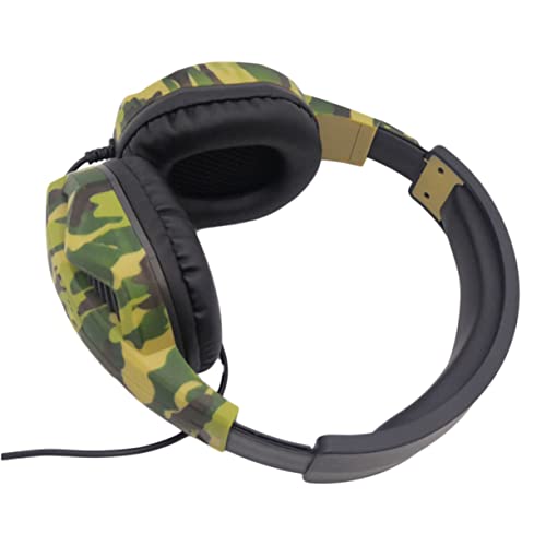 NUOBESTY Gaming Headset Tarnlook mit Mikrofon für PC Laptop Mobile Geräte Ergonomisches Design Leicht Subwoofer für Realistischen Sound Kompatibel mit Tablets Spielekonsolen NUOBESTY Gaming Headset Tarnlook mit Mikrofon für PC Laptop Mobile Geräte Ergonomisches Design Leicht Subwoofer für Realistischen Sound Kompatibel mit Tablets Spielekonsolen von NUOBESTY