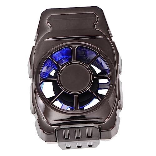 NUOBESTY Handy Kühler Aluminium Halten Kühlung Mehrere Handy, Mobiltelefon Einstellbar Handy Lüfter Tragbar Telefon Kühlgerät Praktischer Handystrahler Handykühler Für Gaming Cool Abs von NUOBESTY