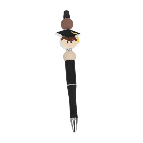 NUOBESTY Kugelschreiber Mit Perlen Signaturstift Abschlusstag Cap Pen Ausgefallener Stift Für Damen Perlen -kugelschreiber Schreibstifte Für Männer Abschlussstift Kieselgel Black von NUOBESTY