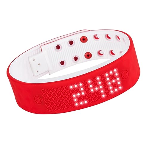 NUOBESTY LED Sportarmband aus Silikon Multifunktionale Digitale Uhr mit Schrittzähler Kalorienverfolgung für Fitness Training Rot Erhältlich von NUOBESTY