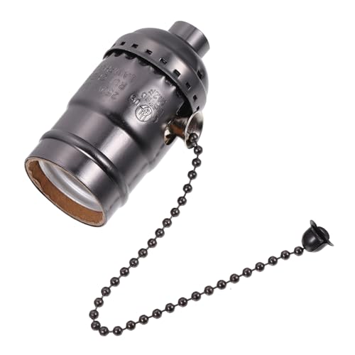 NUOBESTY Lampenfassung Im Retro Aluminium Mit Zugschalter Vintage Lampenhalter Für Deckenleuchten Für Wohnräume Cafés Und Bars Mit Glänzender Oberfläche NUOBESTY Lampenfassung Im Retro Aluminium Mit Zugschalter Vintage Lampenhalter Für Deckenleuchten Für Wohnräume Cafés Und Bars Mit Glänzender Oberfläche von NUOBESTY