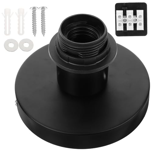 NUOBESTY Lampenfassung Mit Ring Deckenlampe Zubehör Für DIY Beleuchtungsprojekte Große Schraubfassung Einfach Zu Installieren Kompatibel Mit Sockel Für Wohnräume von NUOBESTY