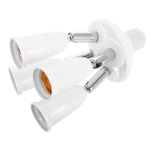 NUOBESTY Lichtsockel Splitter Adapter Verstellbar und Biegsam LED Lampenkonverter zur Erweiterung von Deckenleuchten Robuster für Lange von NUOBESTY