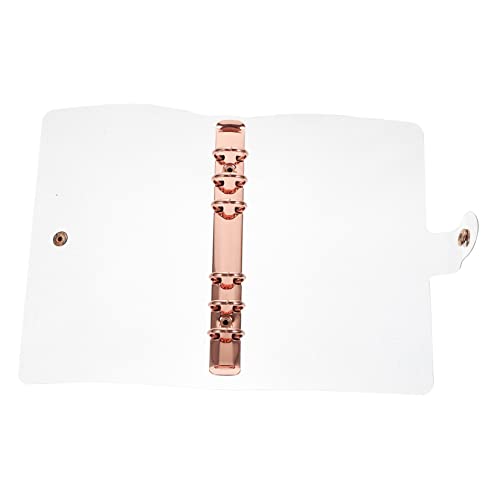 NUOBESTY Loseblatt-binder-notizbuch-abdeckung Pvc A5 Tagebuch Handbuch Schutz Rose Gold Notizblock Shell NUOBESTY Loseblatt-binder-notizbuch-abdeckung Pvc A5 Tagebuch Handbuch Schutz Rose Gold Notizblock Shell von NUOBESTY