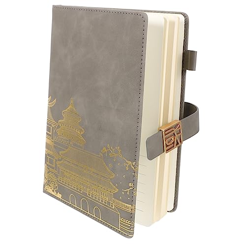 NUOBESTY Materialabdeckung Retro-notizbuch Tägliches Planungswerkzeug Business-agenda Notizblock Schulbedarf Tragbar NUOBESTY Materialabdeckung Retro-notizbuch Tägliches Planungswerkzeug Business-agenda Notizblock Schulbedarf Tragbar von NUOBESTY