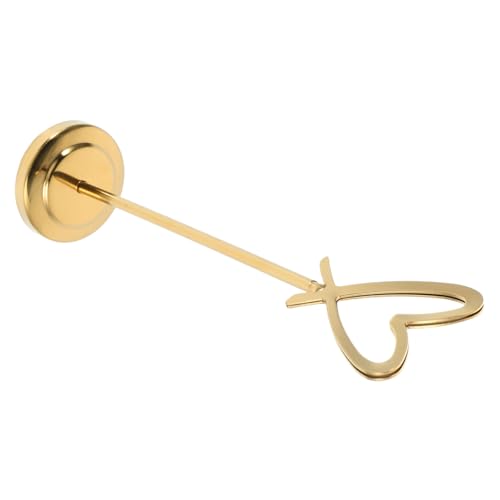 NUOBESTY Memo Ordner Fotokartenhalter Schilderhalter Ständer Visitenkartenhalter Zeltkartenhalter Tischmenühalter Tischkartenhalter Für Tischnotizen Tischständer Edelstahl Golden von NUOBESTY