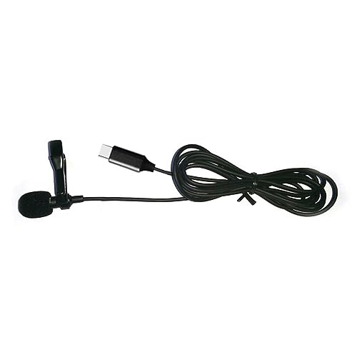 NUOBESTY Mini Lavalier Mikrofon mit Clip Kabelgebundenes Kondensatormikrofon für Smartphones mit Type C für Live Übertragungen Vlogs Gaming Schwarz NUOBESTY Mini Lavalier Mikrofon mit Clip Kabelgebundenes Kondensatormikrofon für Smartphones mit Type C für Live Übertragungen Vlogs Gaming Schwarz von NUOBESTY