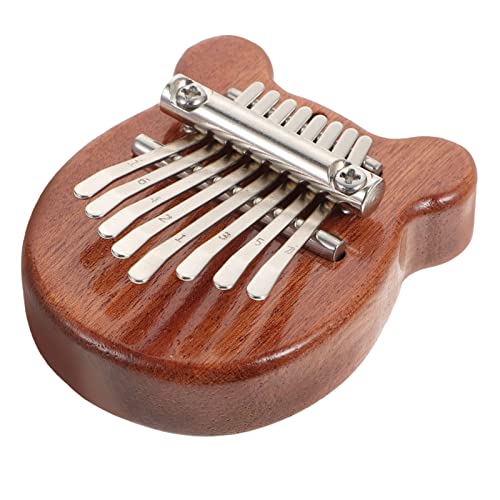 NUOBESTY Mini-daumenklavier Mbira-handklavier Fingerklavier-instrument Kleines Fingerklavier Interessantes Fingerinstrument Fingerpianinstrument Mini-kalimba Kind Legierung Handhaben Mond von NUOBESTY