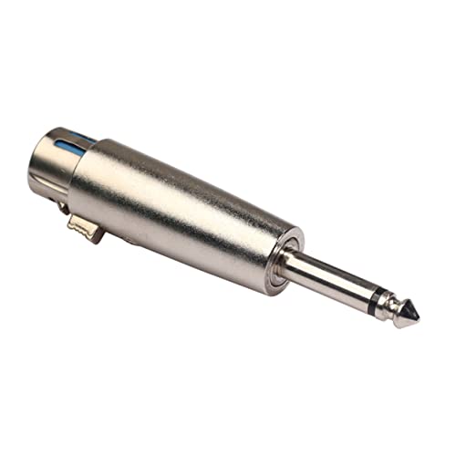 NUOBESTY Mono zu Xlr Buchse Adapter Robuster Audio für Mikrofon Camcorder Versilberte Verbindung für Büroanwendungen Hohe Klangqualität NUOBESTY Mono zu Xlr Buchse Adapter Robuster Audio für Mikrofon Camcorder Versilberte Verbindung für Büroanwendungen Hohe Klangqualität von NUOBESTY