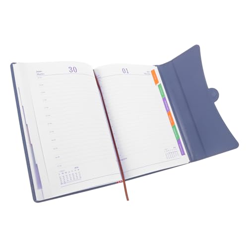 NUOBESTY Notizbuch Aus Pu-leder: A5-tagebuchplaner, Monatliches Notizbuch Mit Registern – Spanisches Tagesplanerbuch Für Büro, Studenten, Arbeit, Studium NUOBESTY Notizbuch Aus Pu-leder: A5-tagebuchplaner, Monatliches Notizbuch Mit Registern – Spanisches Tagesplanerbuch Für Büro, Studenten, Arbeit, Studium von NUOBESTY