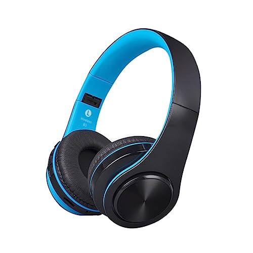 NUOBESTY Over Ear Kopfhörer mit Faltfunktion Stereo Kopfhörer Slot für Musikwiedergabe Komfortabel für Längere Tragezeiten Schwarz Blau NUOBESTY Over Ear Kopfhörer mit Faltfunktion Stereo Kopfhörer Slot für Musikwiedergabe Komfortabel für Längere Tragezeiten Schwarz Blau von NUOBESTY