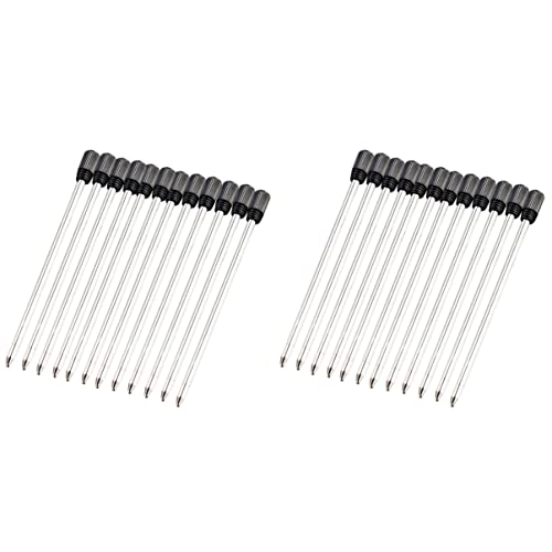 NUOBESTY 2sets Metall Stift Refill Kugelschreiber Refill Für Schreiben Standard Minen Für Stifte 12 Stücke * 2 von NUOBESTY