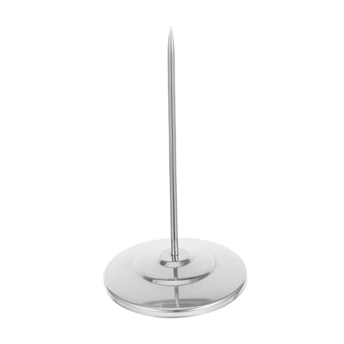 NUOBESTY Restaurant-quittungsgabel Büro Desktop Ticket Rechnung Stange Papier Spitze Schreibtisch Messerstecher Rostfreier Stahl Silver NUOBESTY Restaurant-quittungsgabel Büro Desktop Ticket Rechnung Stange Papier Spitze Schreibtisch Messerstecher Rostfreier Stahl Silver von NUOBESTY