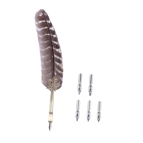 NUOBESTY Satz Retro-Tauch stift schreibfeder pens quills Federstift für Dekoration riechstift Federstift für Notizen ästhetische Stifte einzigartige Stifte Vintage Pen dekorative Stifte von NUOBESTY